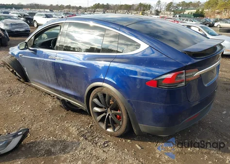 2019 Tesla Model X P100D/Performance из США, поврежденный, VIN 5YJXCAE43KF192316